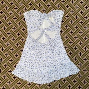 Careen Forbes blue flower dress